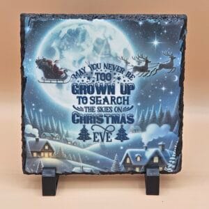 Search the Skies Holiday Slate Sign