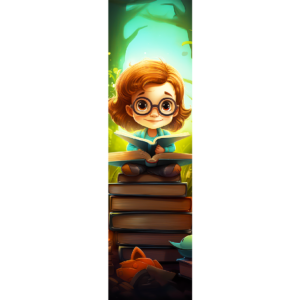 Book Stack Girl