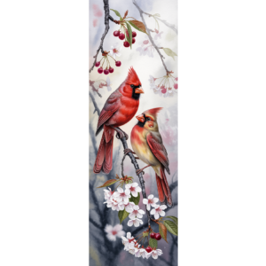 Cardinal Cherry Blossoms