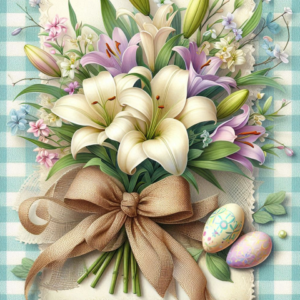 Easter Lilies Garden Flag