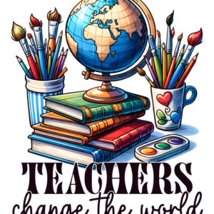Teachers Change the World Garden Flag