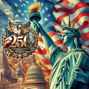 America 250th Anniversary Garden Flag
