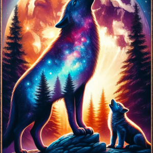 Howling Wolves Welcome Garden Flag