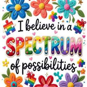 A Spectrum of Possibilities Garden Flag