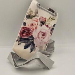 Pink Roses Neoprene Bottle Sling