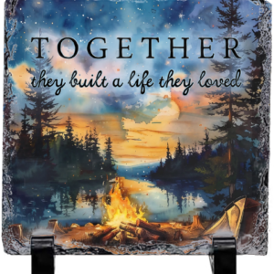 Together They Built Romantic Slate Sign